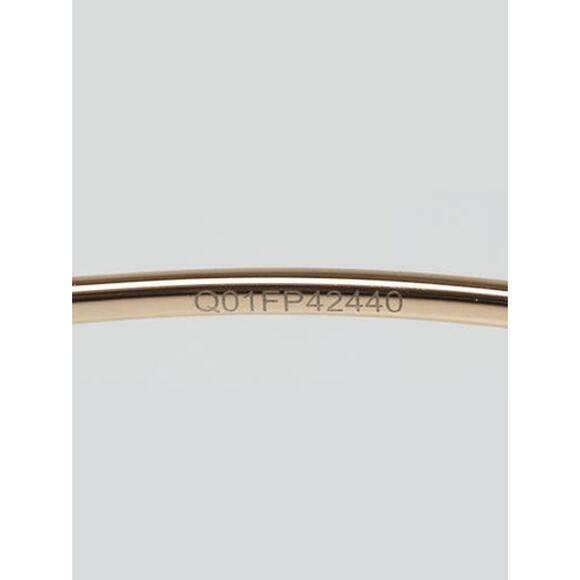 Chloe Goldtone Metal Oversized Round Logo Sunglasses - CH0329S